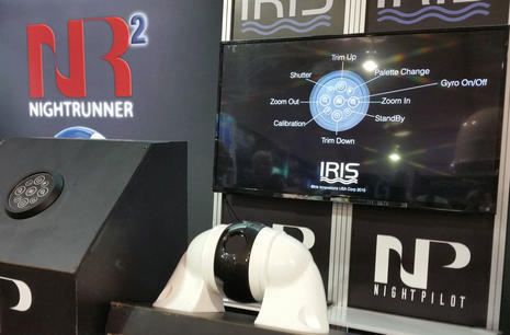 Iris NightPilot thermal camera at Fort Lauderdale Boat Show 2015