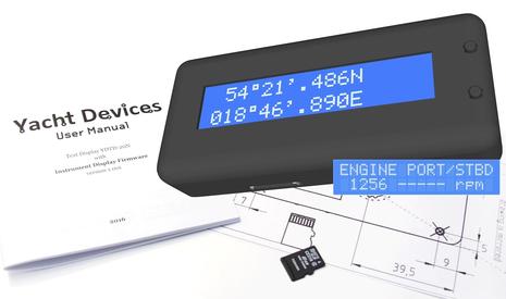 Yacht Devices NMEA2000 Text Display